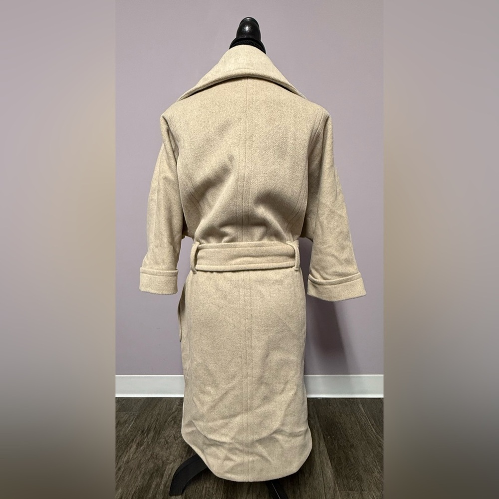 EUC Limited WRAP Tulip WOOL Coat 3/4 SLEEVE Dolman - Picture 8 of 14